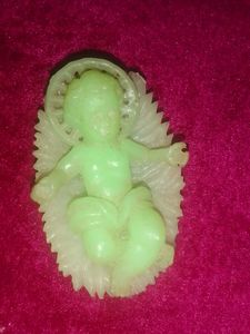 Jesus Christ Young Age Green Statue