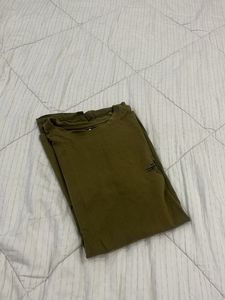 Olive Green Graphic Tee