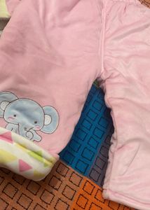 Pink Colour Suit For Baby Girl