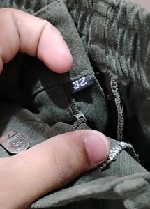 Olive Green Athletic Pants