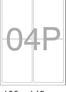 NovaJet Shipping Label for Inkjet/Laser (1) Sheet