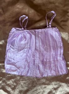 Lilac Ripple Ruffle Camisole