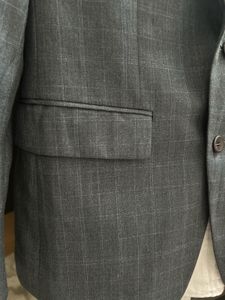 Classic Gray Men's Blazer (Body Fit)