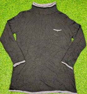 Stylish Black Turtleneck Sweater