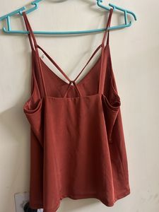 Red Spaghetti Strap Top