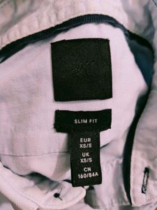 Combo of 2 H&amp;M Shirts. Grey and Blue.