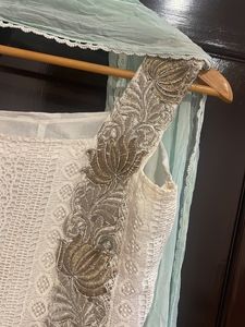 Pure Cotton With Lace Work
