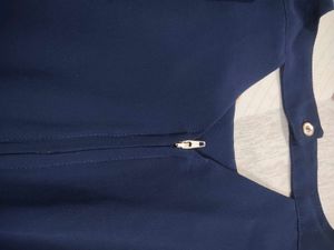 Navy &amp; Mint Layered Dress