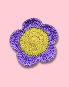 Handmade Crochet Daisy Coasters (Set of 2)