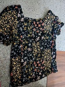 Casual Black Top