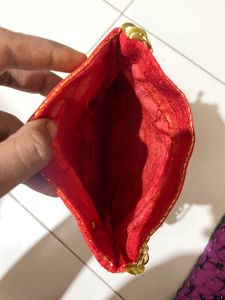 New Party Wear Embellished Pouch