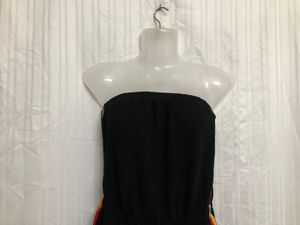 Garage Black Strapless Jumpsuit