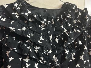 Cute Butterfly Frill Top