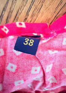 Pink Embroidered anarkali