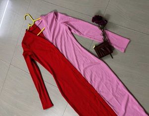 Colorblock Knit Dress