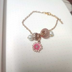 Floral Princess Charm Bracelet