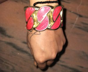 Peach Colour Cute Bracelet