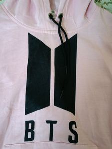 BTS Pink Soft Hoodie