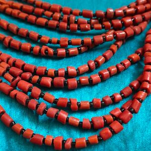 Vintage 100% Coral Layered Necklace