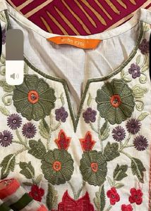 Embroidered Floral Kurta Set