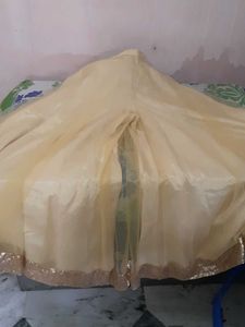 Green Embroidered Kurta , Net Plazzo And Dupatta