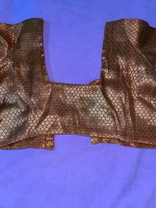 Gold Color Readymade Blouse