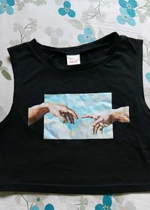 Black Crop Top