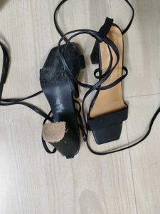 Black Strappy Heels