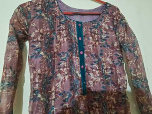 Floral Print Kurta