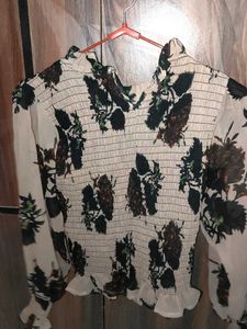 Floral Smocked Top