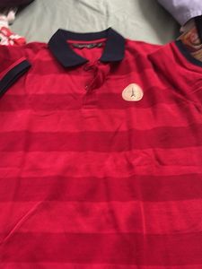 Striped Red Polo Shirt