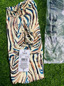 Zebra Print Halter Top