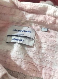 Pink &amp; White Striped Shirt 💜