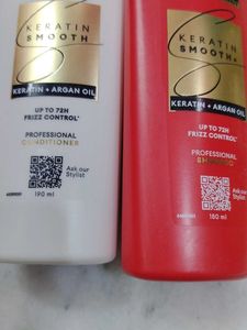 TRESSEME KERATIN smooth shampoo and conditioner