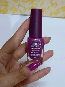Deep Purple Nail Paint By Shills Professional