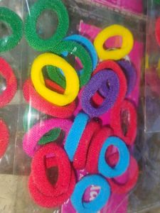 About 100 Pieces Colorful Hair Tie Set