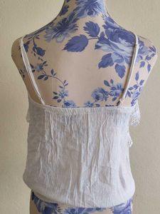 White Crochet Top Poetry