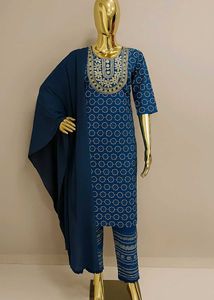 Elegant Blue Kurta Set