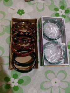 Glass Bangles Combo