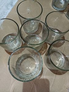 Set Of 6 Glasses Use For Cold Drink,Water,Wine