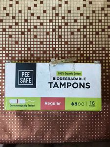 Pee Safe Biodegradable Tampons