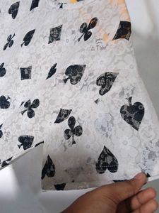 Card ♦️♠️ Printed See Through Top