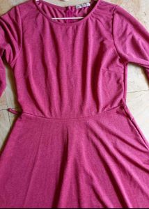 Miss Olive Pink Skater Dress.