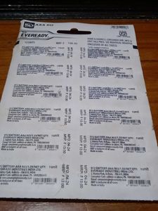 Eveready AAA Batteries-12 Pack