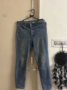 H&M Blue Denim Jeans, stretchable