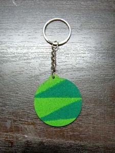 Funky Patterned Keychains