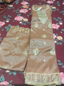 Embroidered Suit Material