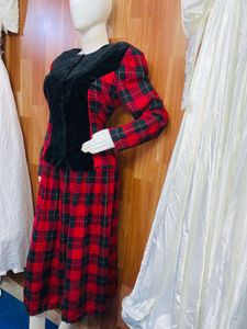Vintage Plaid Skirt Suit