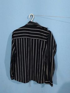 Striped Button-Down Shirt