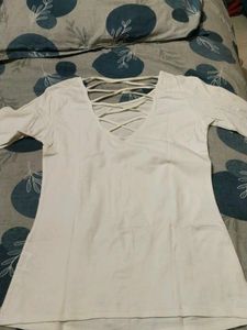 White Long Sleeve Top